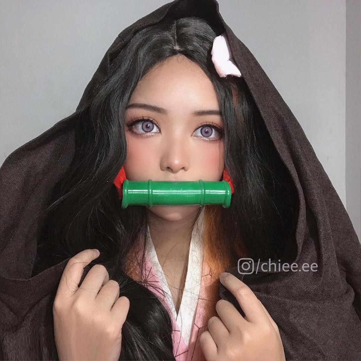 Kimetsu no Yaiba: 'Thánh nữ makeup' trở lại với bộ ảnh Nezuko xinh lung linh Ảnh 1