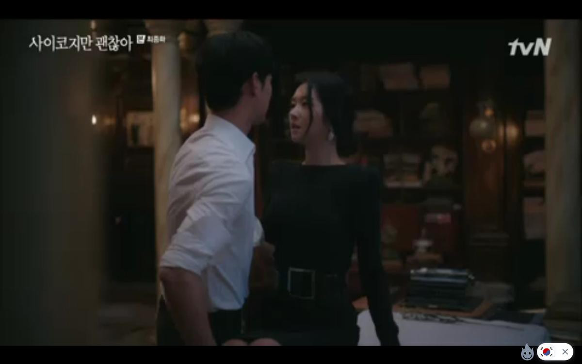 'Điên thì có sao' tập cuối: Kim Soo Hyun táo bạo 'giật chốt an toàn' cùng Seo Ye Ji trên bàn làm việc Ảnh 1