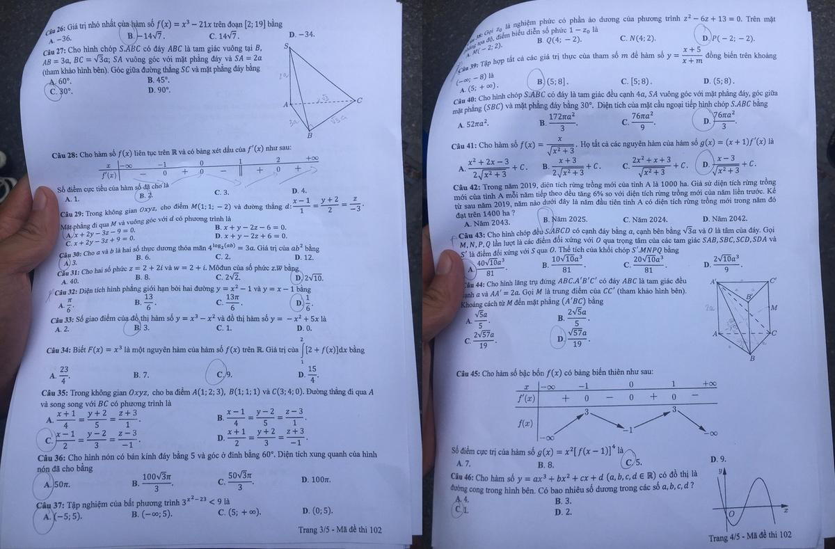 Thi tốt nghiệp THPT 2020: Thí sinh đánh giá như thế nào về đề thi môn Toán năm nay Ảnh 2