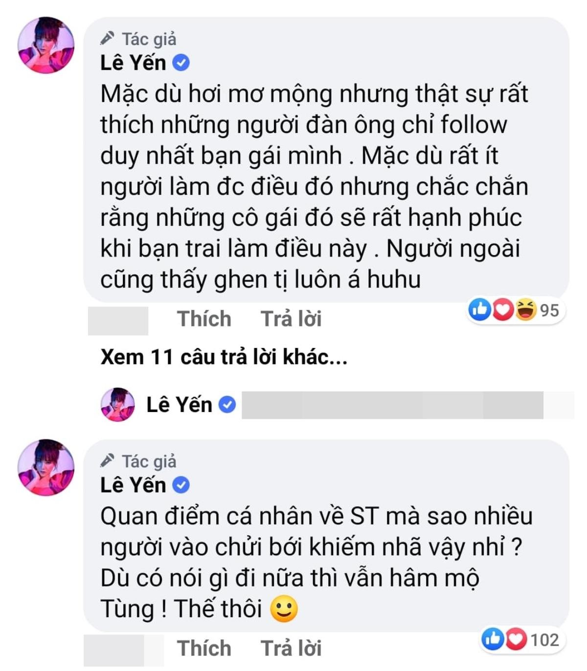 Yến Tatoo 'đăng đàn' ca ngợi Sơn Tùng M-TP tận mây xanh, nhưng thật ra lại đang 'cà khịa' ViruSs giữa ồn ào chia tay Ngân sát thủ? Ảnh 4