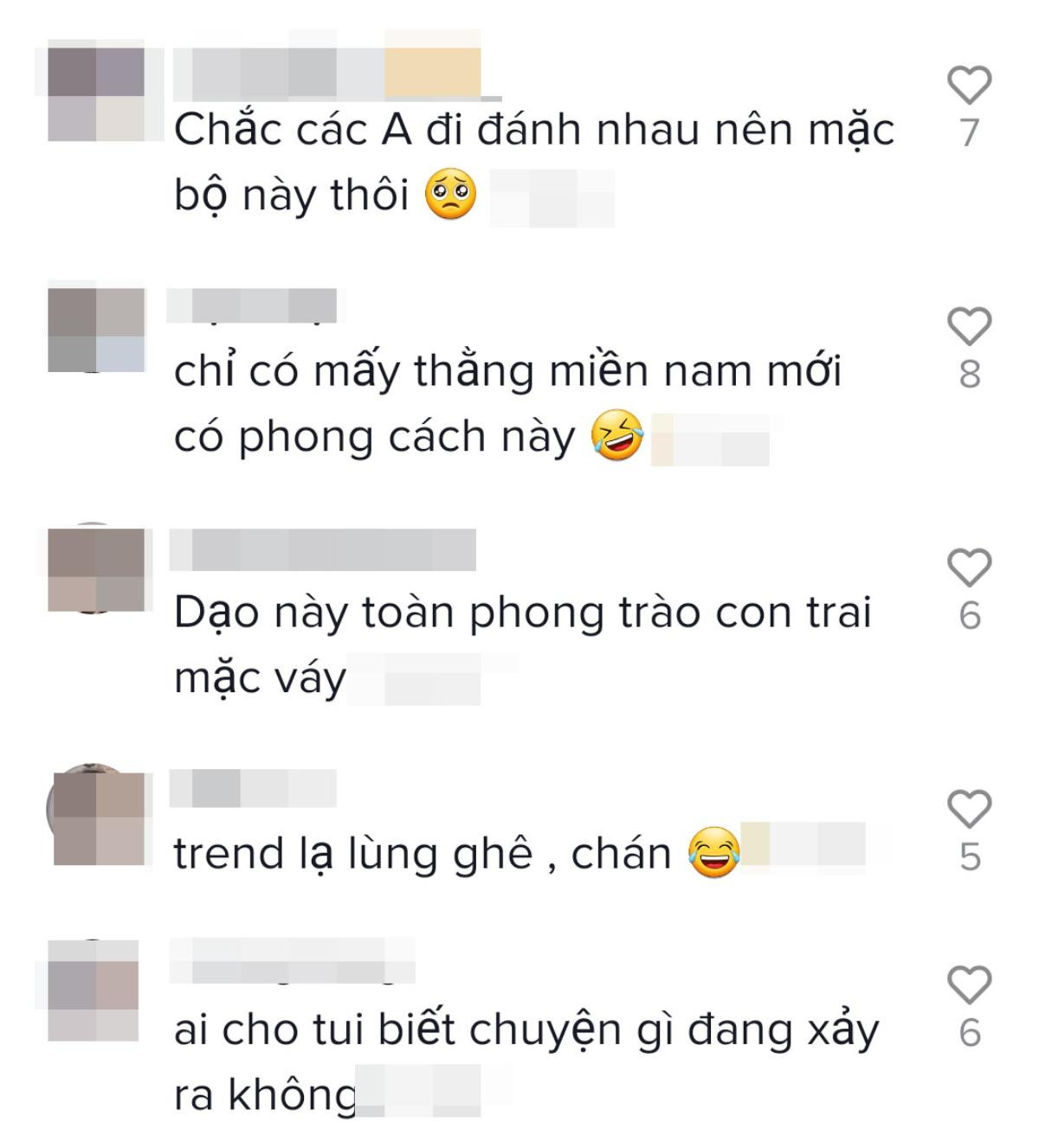 'Con trai mặc váy ra đường' – trend lạ TikTok khiến dân tình 'ngã ngửa' Ảnh 5