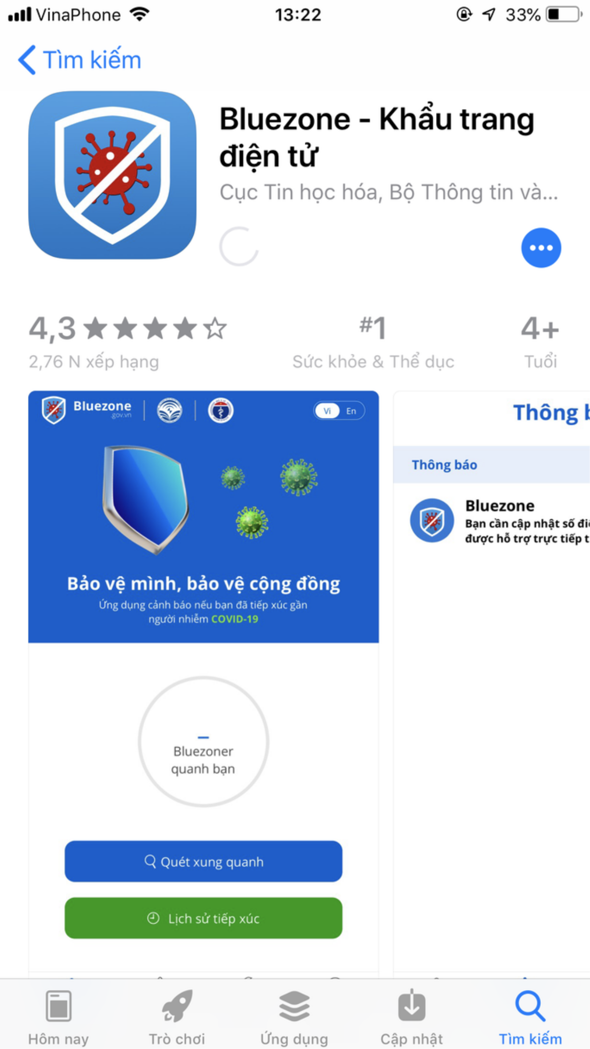 Nhà mạng tặng 5GB data cho người đã tải Bluezone, miễn cước truy cập ứng dụng Ảnh 3