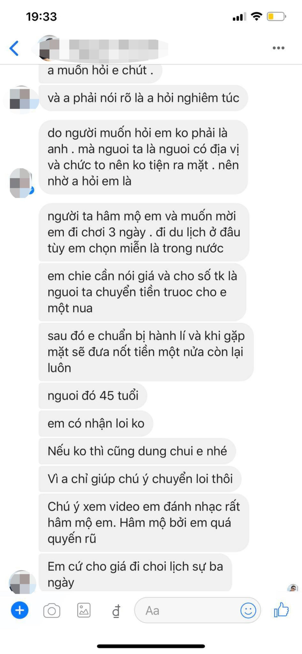 Ngân 98 phản ứng bất ngờ khi được mời 'đi chơi' cùng đại gia 3 ngày với giá 'bằng vài năm đi diễn' Ảnh 2