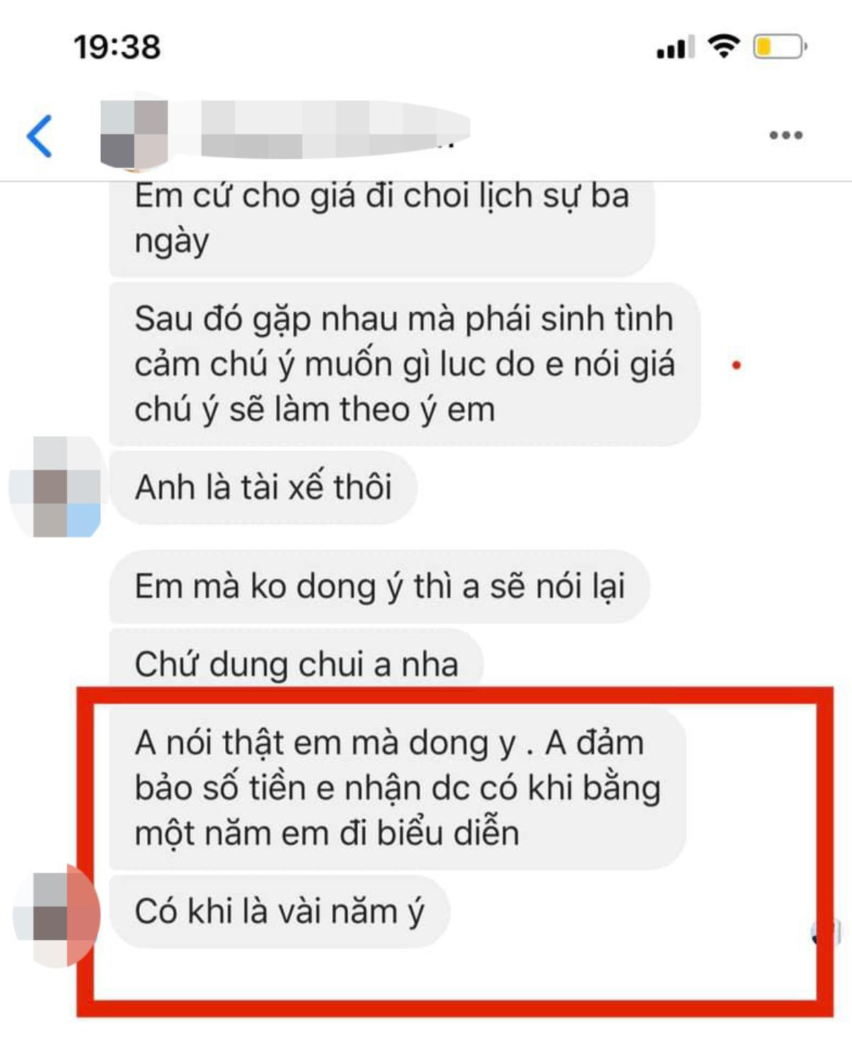 Ngân 98 phản ứng bất ngờ khi được mời 'đi chơi' cùng đại gia 3 ngày với giá 'bằng vài năm đi diễn' Ảnh 3