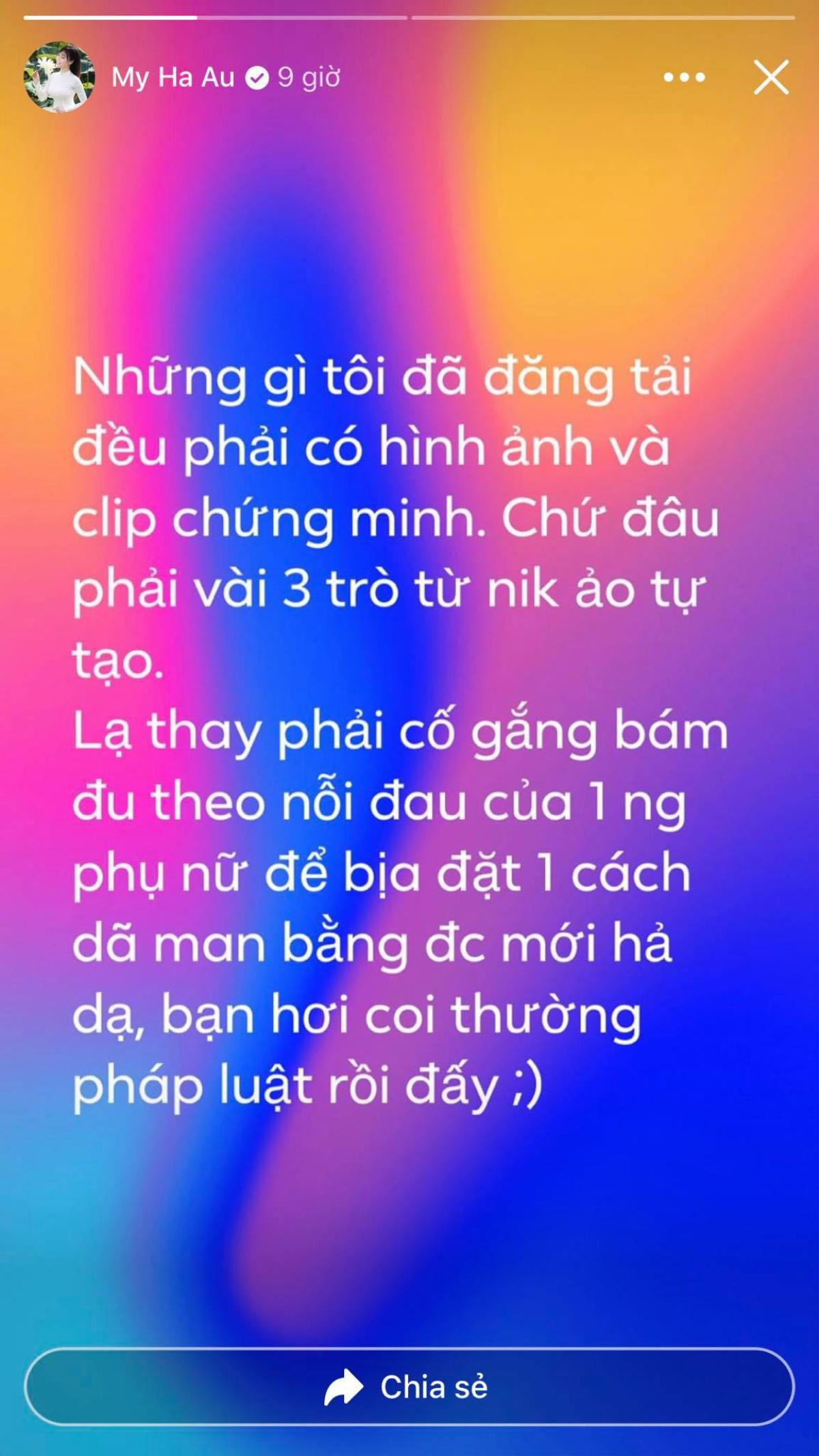 Giảng viên Âu Hà My lên tiếng sau khi bị 'hotgirl 3 đời chồng' đăng đàn tố Ảnh 6