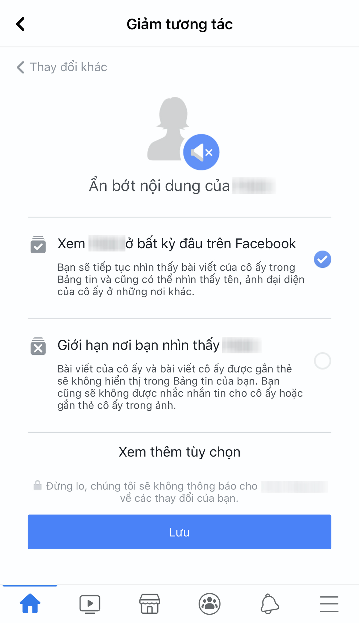 Cách giảm tương tác với người nào đó trên Facebook mà không cần chặn hoặc huỷ kết bạn Ảnh 6