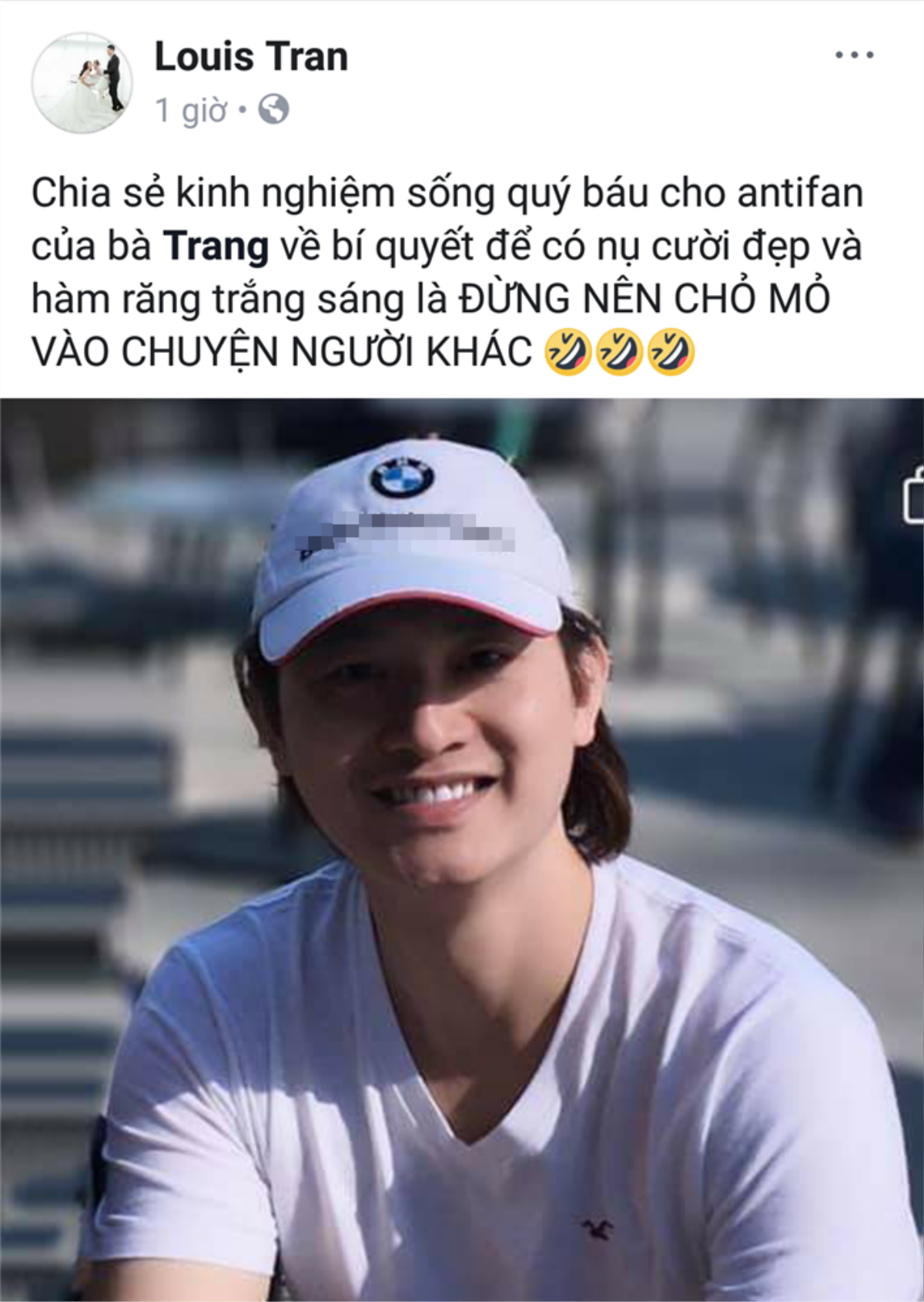 Chồng Việt kiều thay Trang Trần đáp trả anti-fan: 'Đừng chõ mỏ chuyện người khác' Ảnh 1