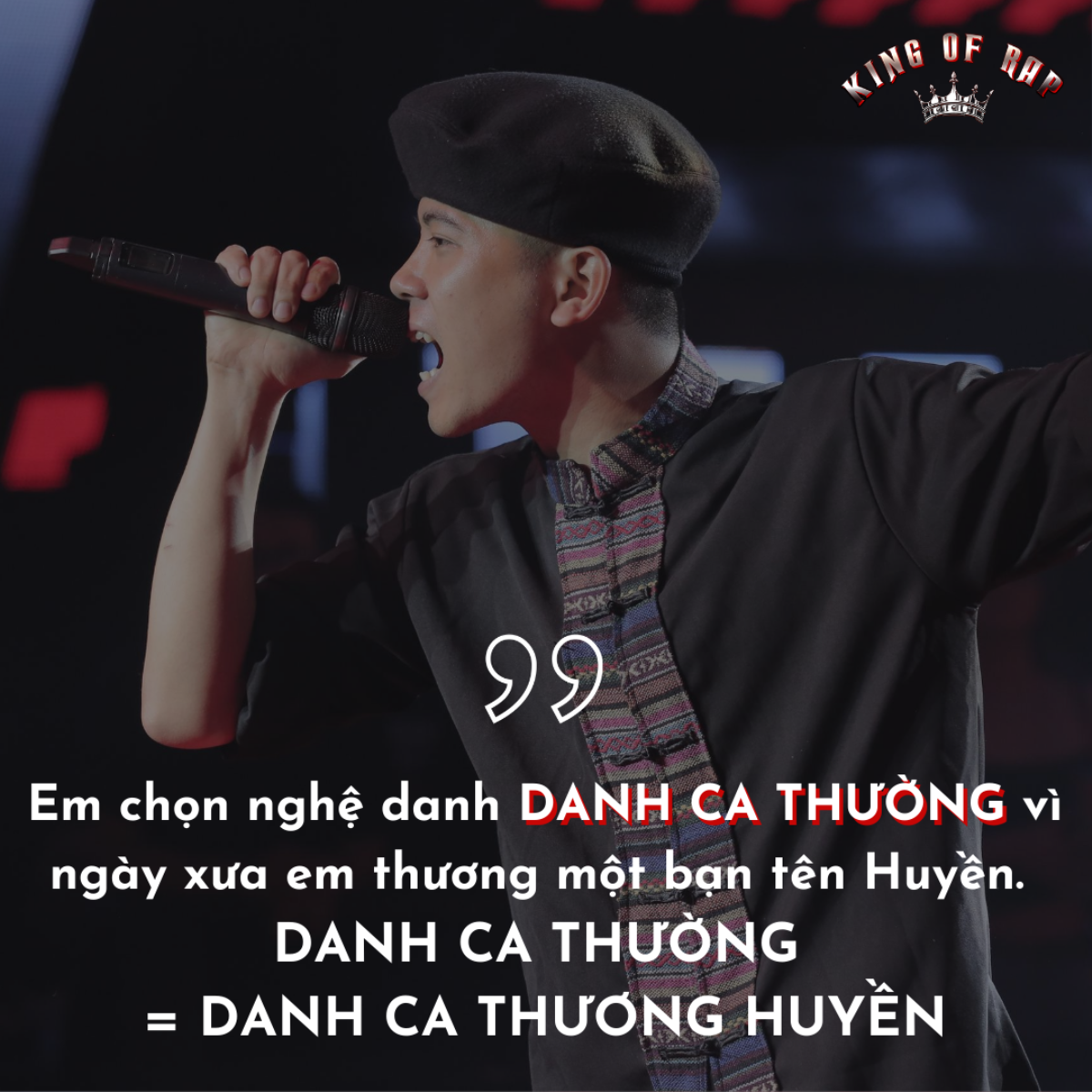 101 dấu-chấm-hỏi về nghệ danh của thí sinh King of Rap, tưởng vô lý nhưng nghe chính chủ giải thích lại đầy thuyết phục Ảnh 4