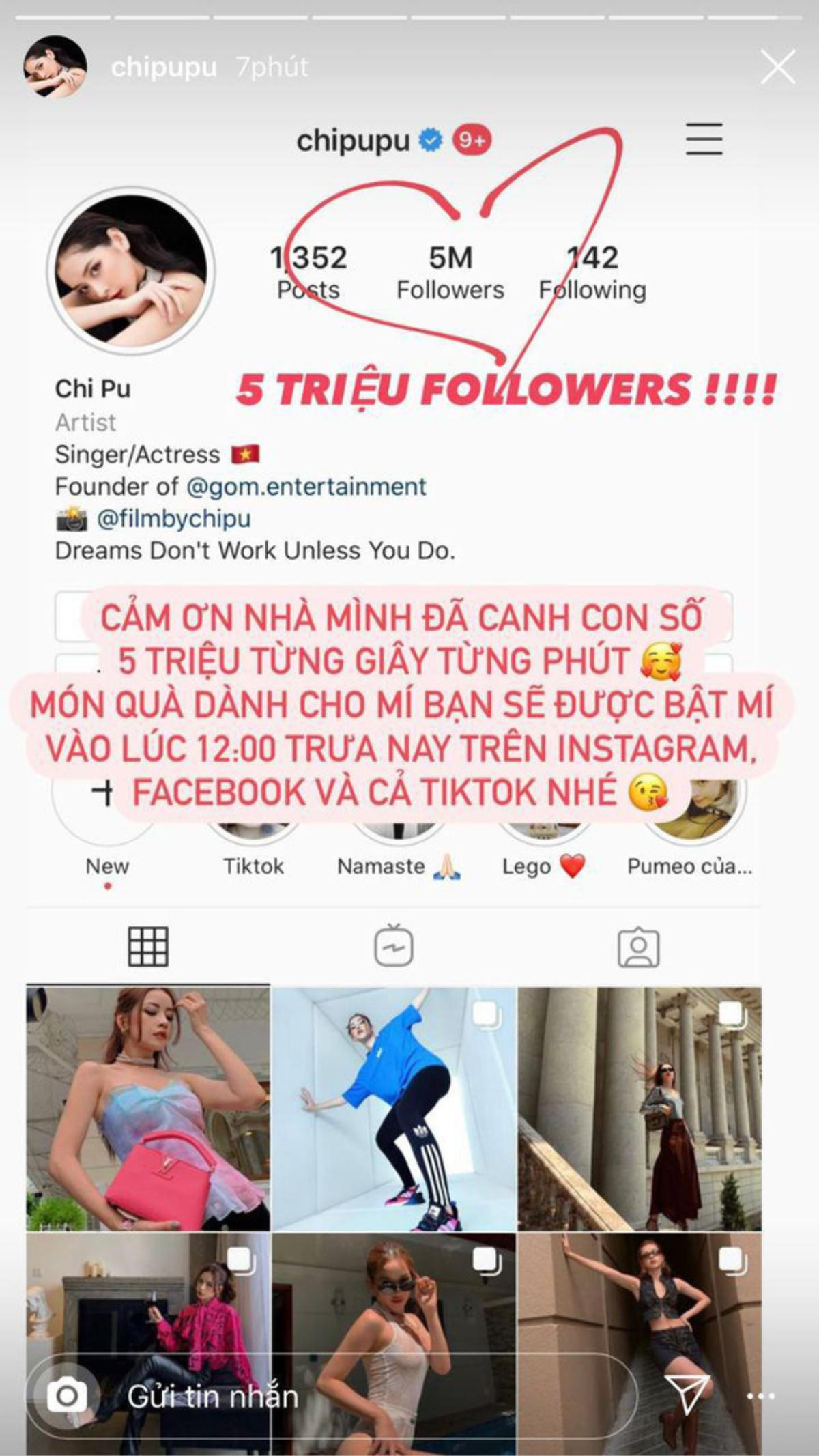 Rủ Chi Pu đi ăn, Ngọc Trinh bất ngờ 'bùng kèo' vì bị đàn em vượt mặt follow trên Instagram Ảnh 3