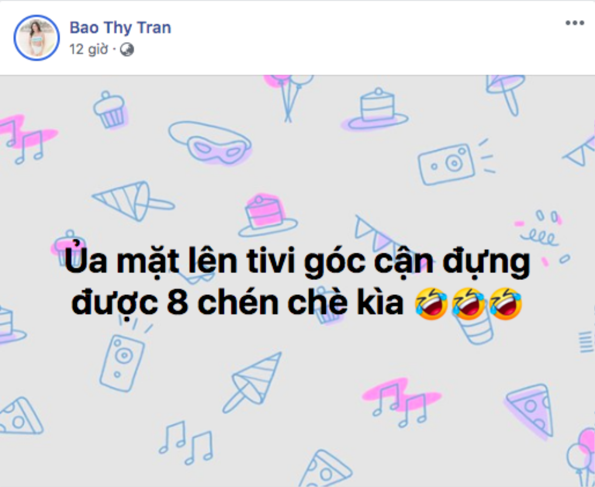 Bảo Thy tự 'bóc mẽ' mình có khuôn mặt 'đựng được 8 chén chè' khi lên truyền hình Ảnh 2