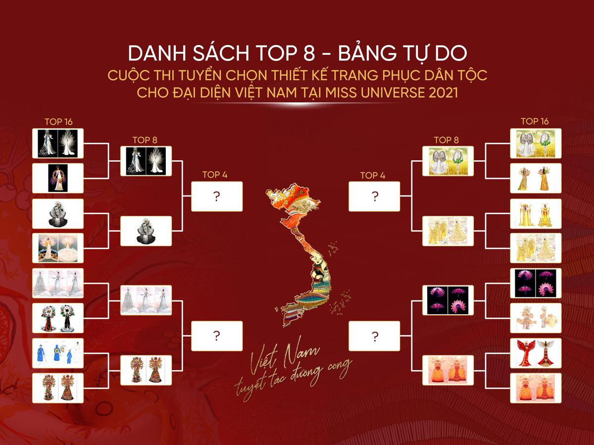 Top 8 áo dài độc đáo, đẹp mắt bảng tự do cho Khánh Vân: 'Kén em' đồi đầu 'Lạc Vân' tranh Top 4 Ảnh 3