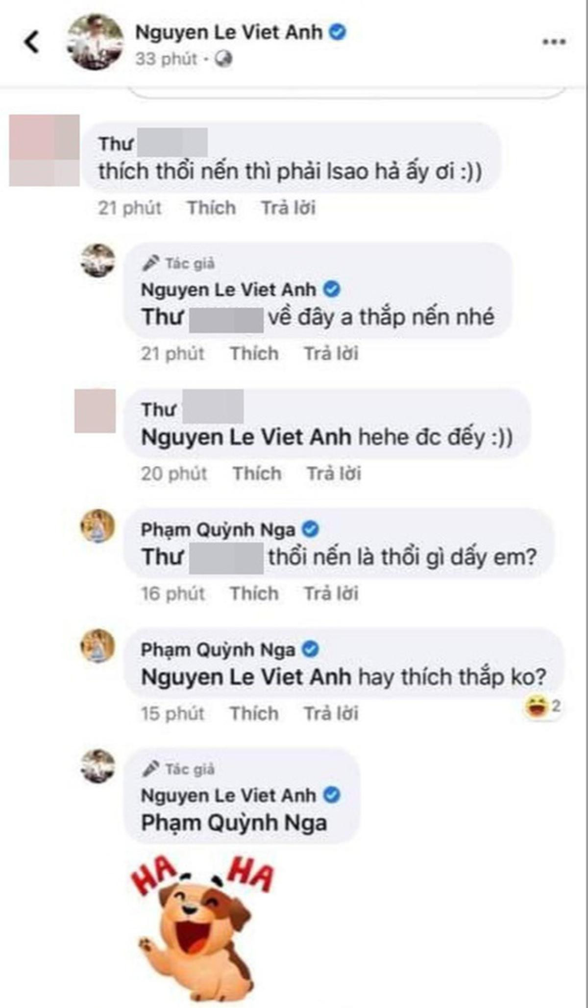 Quỳnh Nga lên tiếng về thông tin 'ghen' vì Việt Anh công khai 'thả thính' gái lạ Ảnh 1