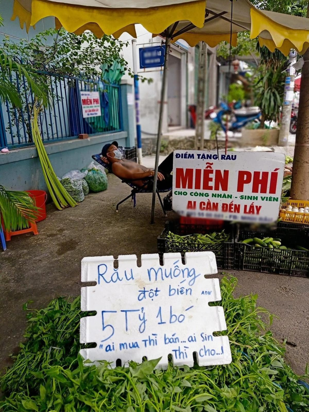 'Anh xăm trổ bán rau' tiếp tục gây 'sốc' với bảng bán bó rau giá 5 tỷ nhưng lại khiến dân tình thả tim vì điều này Ảnh 2