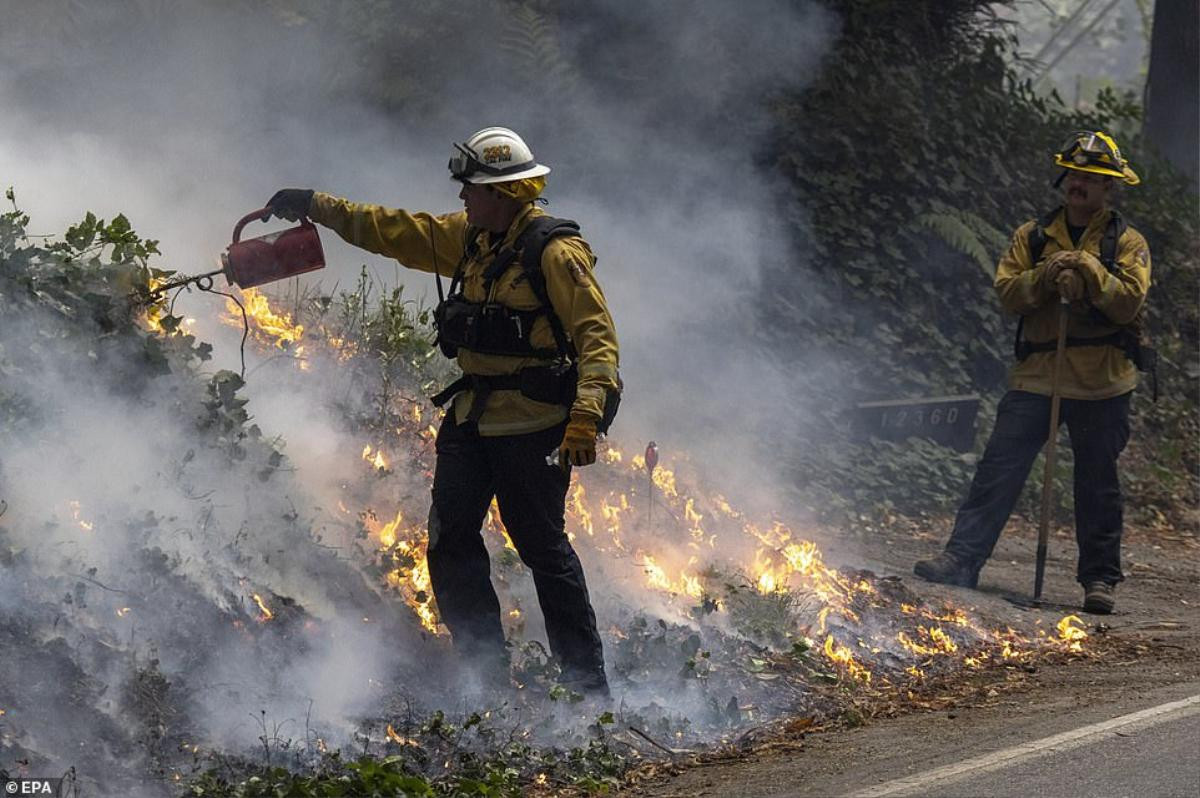 California 'đỏ lửa' vì hàng trăm đám cháy rừng Ảnh 9