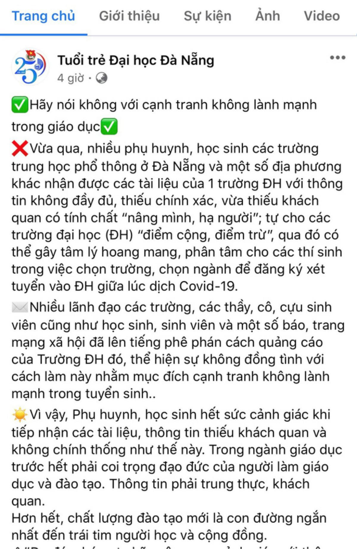 Phụ huynh và học sinh nhận được thư nặc danh 'bôi nhọ' hàng loạt trường ĐH ở Đà Nẵng trong thời điểm tuyển sinh năm học mới Ảnh 4