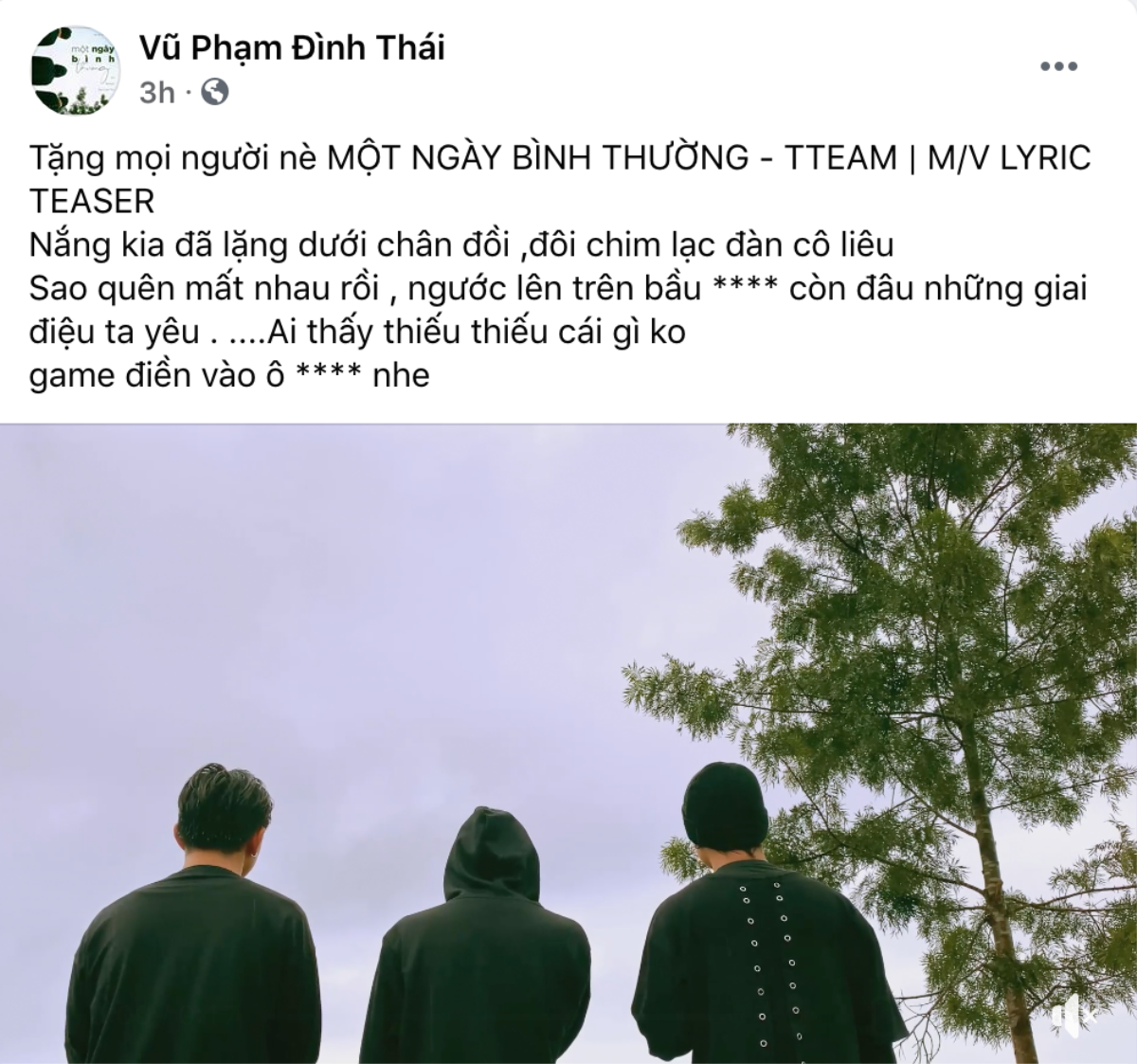 Đang yên đang lành, fan Sơn Tùng phải 'nổi trận lôi đình' vì cho rằng Thái Vũ ( FAPTv) cà khịa 'Sky' Ảnh 1