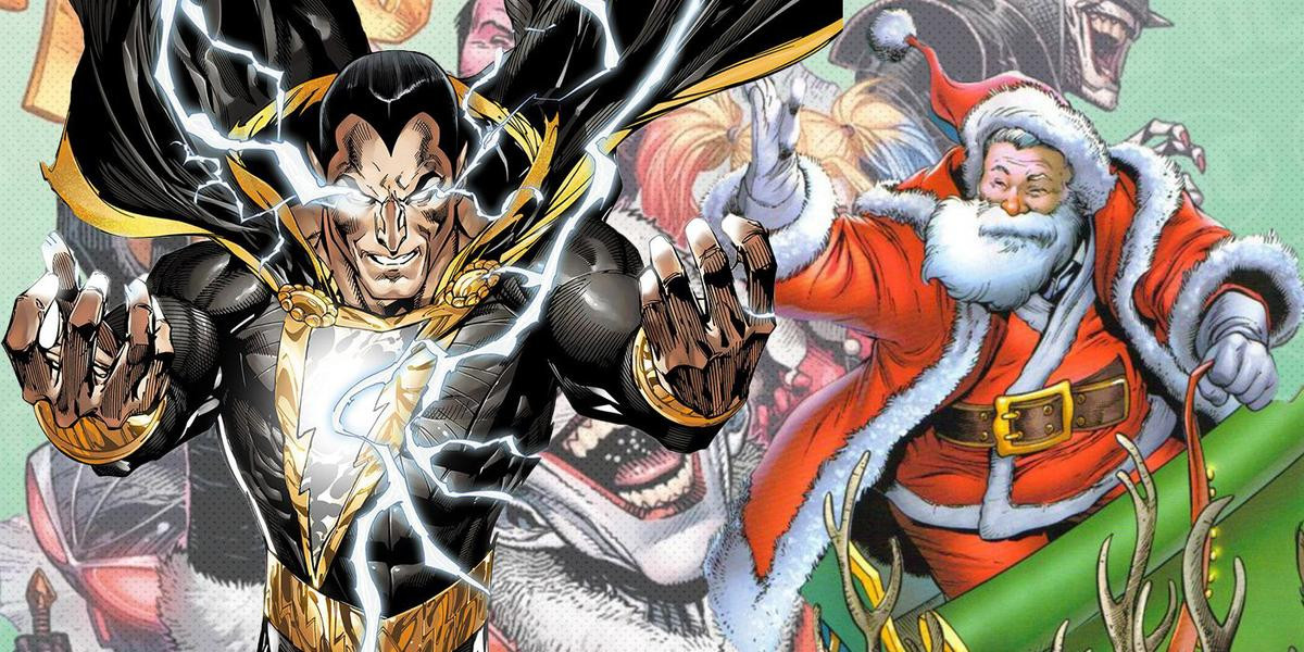 Vũ trụ DC: Black Adam từng... đấm nhau với ông già Noel để đòi quà Ảnh 1