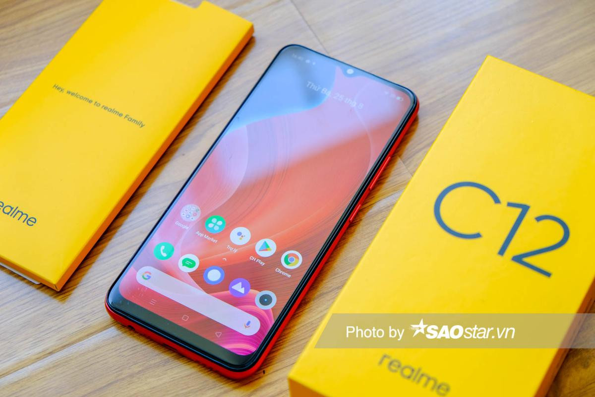 Mở hộp Realme C12 tại VN: Thân máy nhỏ gọn nhưng có pin 6000mAh Ảnh 11