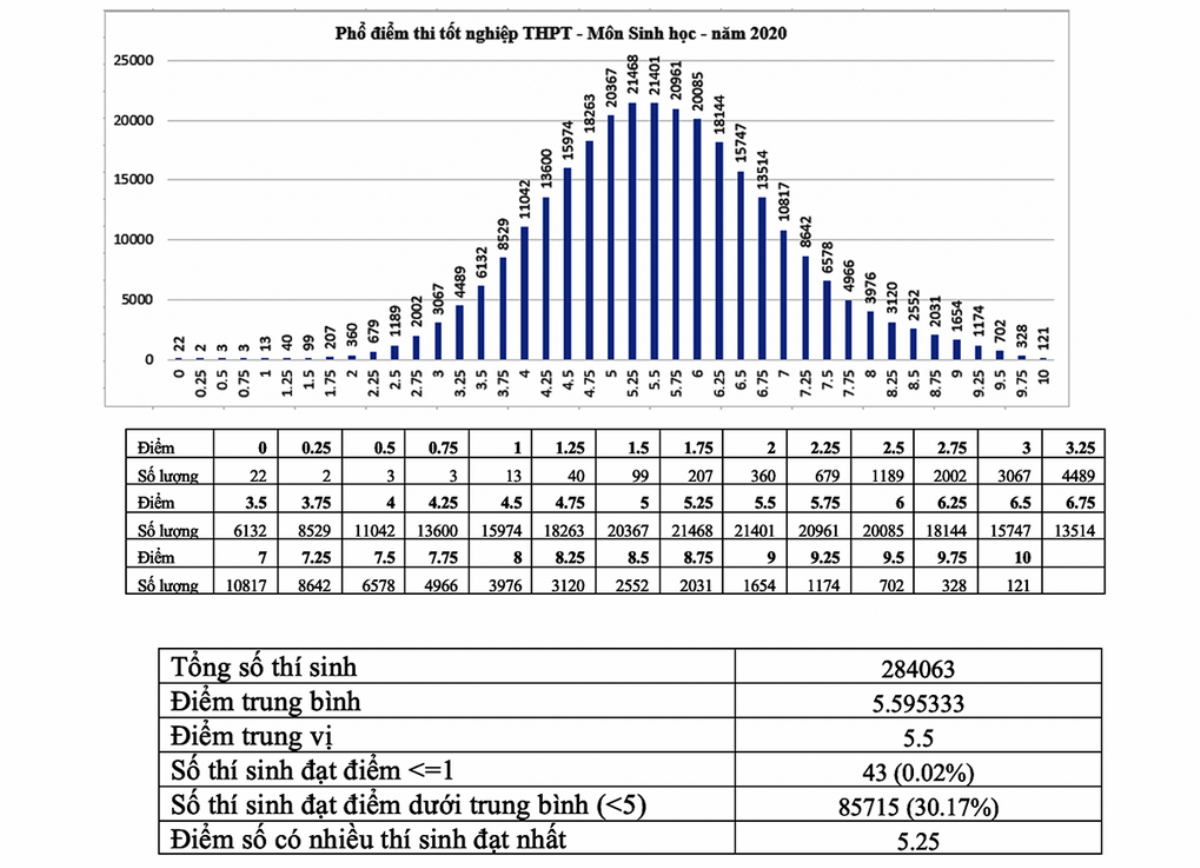 Phổ điểm thi tốt nghiệp THPT 2020: Xuất hiện nhiều điểm 10, thuận lợi cho công tác tuyển sinh của các Đại học Ảnh 5