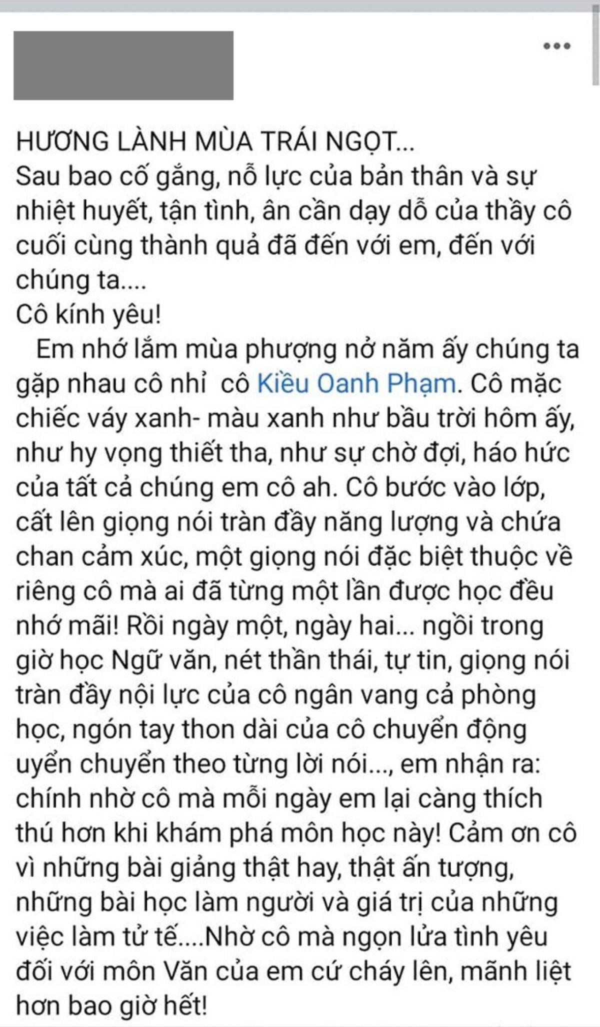 Ngay sau khi biết điểm thi, 2 nữ sinh đạt điểm 10 môn Ngữ văn tốt nghiệp THPT 2020 chia sẻ gì trên mạng xã hội? Ảnh 2