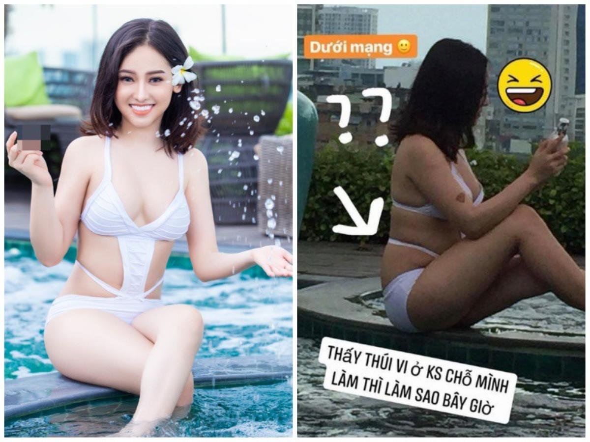 Cùng kiểu bikini, Hương Giang đẹp mê li, Ninh Dương Lan Ngọc gây tiếc nuối còn Thúy Vi bị 'dìm' toàn tập Ảnh 3