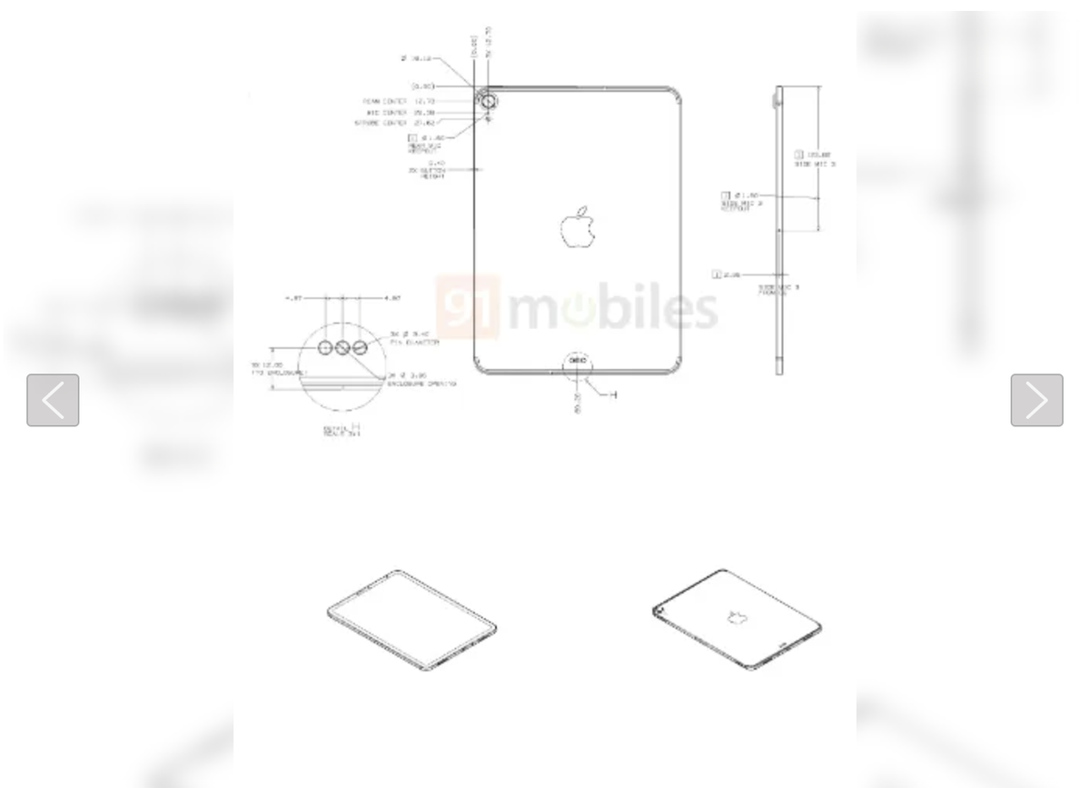 iPad 2020 lộ bản vẽ cho thấy thiết kế hấp dẫn Ảnh 3