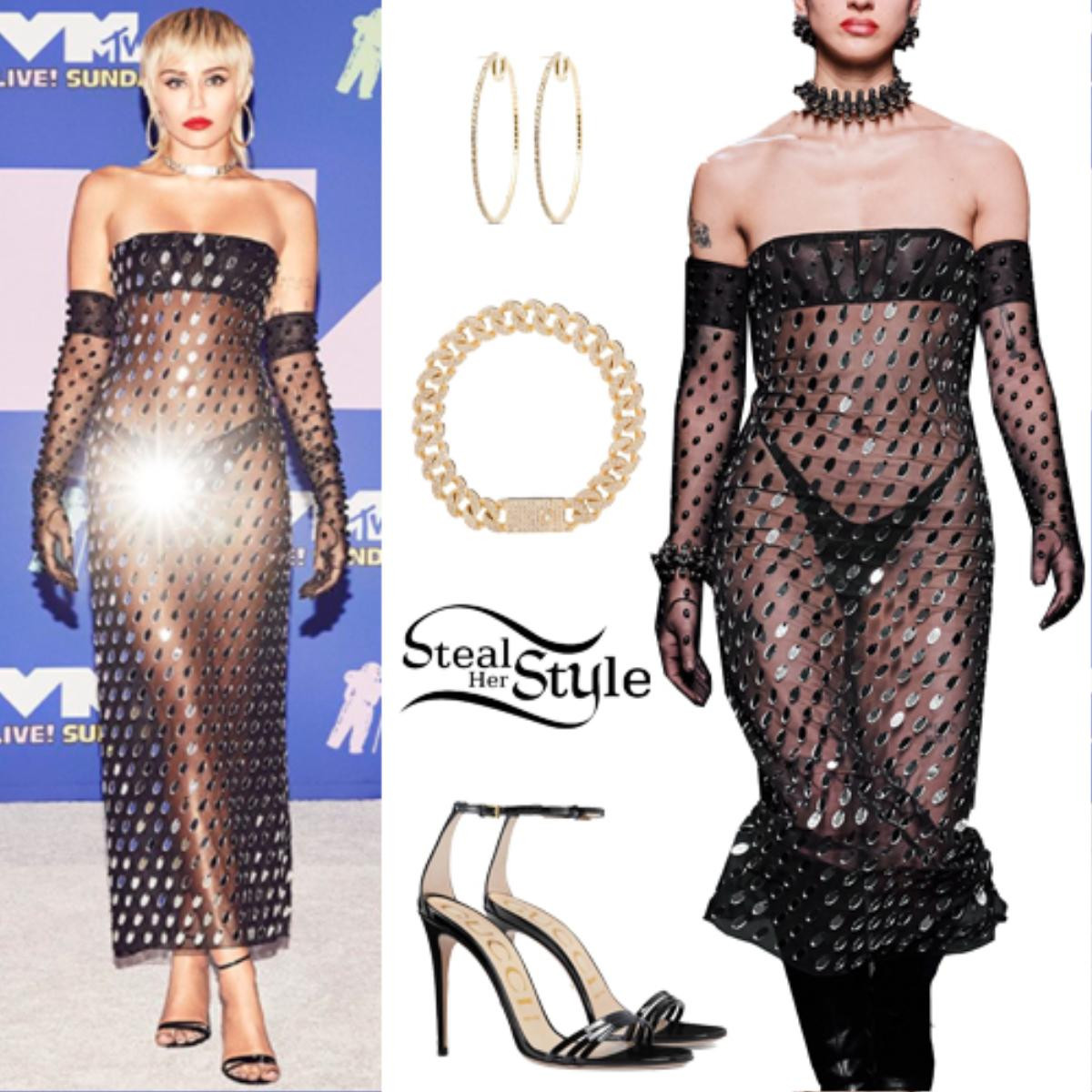 Cùng mặc đồ xuyên thấu nhưng nàng thơ Sơn Tùng 'ăn đứt' Miley Cyrus tại MTV VMAs 2020 Ảnh 3