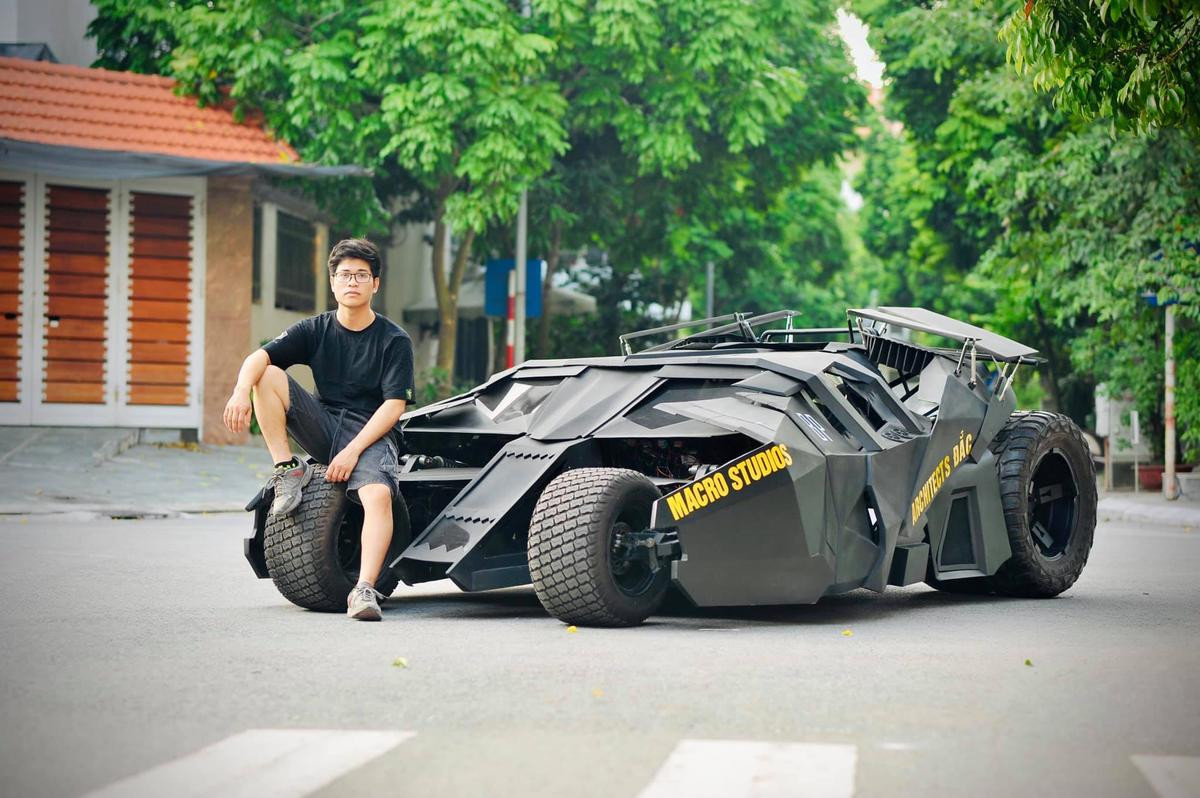 Chàng sinh viên với mô hình siêu xe 'Batman' xuất hiện trước cổng trường ĐH Kiến Trúc: 'Mình đã tốn hơn nửa tỷ đồng để hoàn thành' Ảnh 3