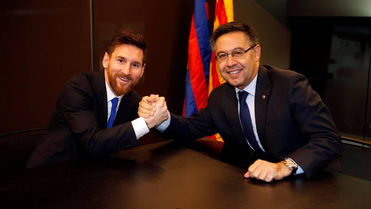 Chủ tịch Bartomeu từng lừa dối Messi cách đây 1 năm Ảnh 1