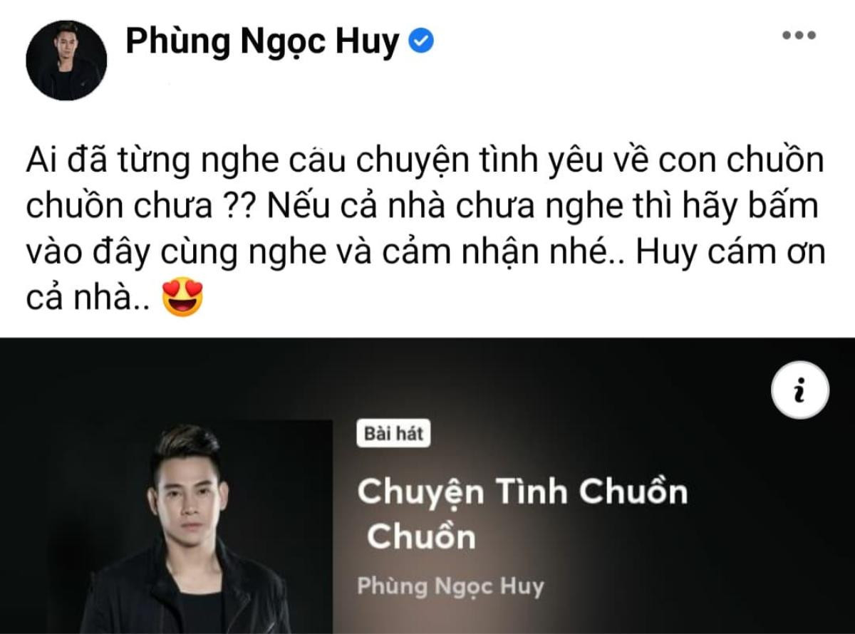 Chia sẻ ca khúc đầy tâm trạng, Phùng Ngọc Huy ngầm xác nhận hát tặng Mai Phương với hành động này Ảnh 1