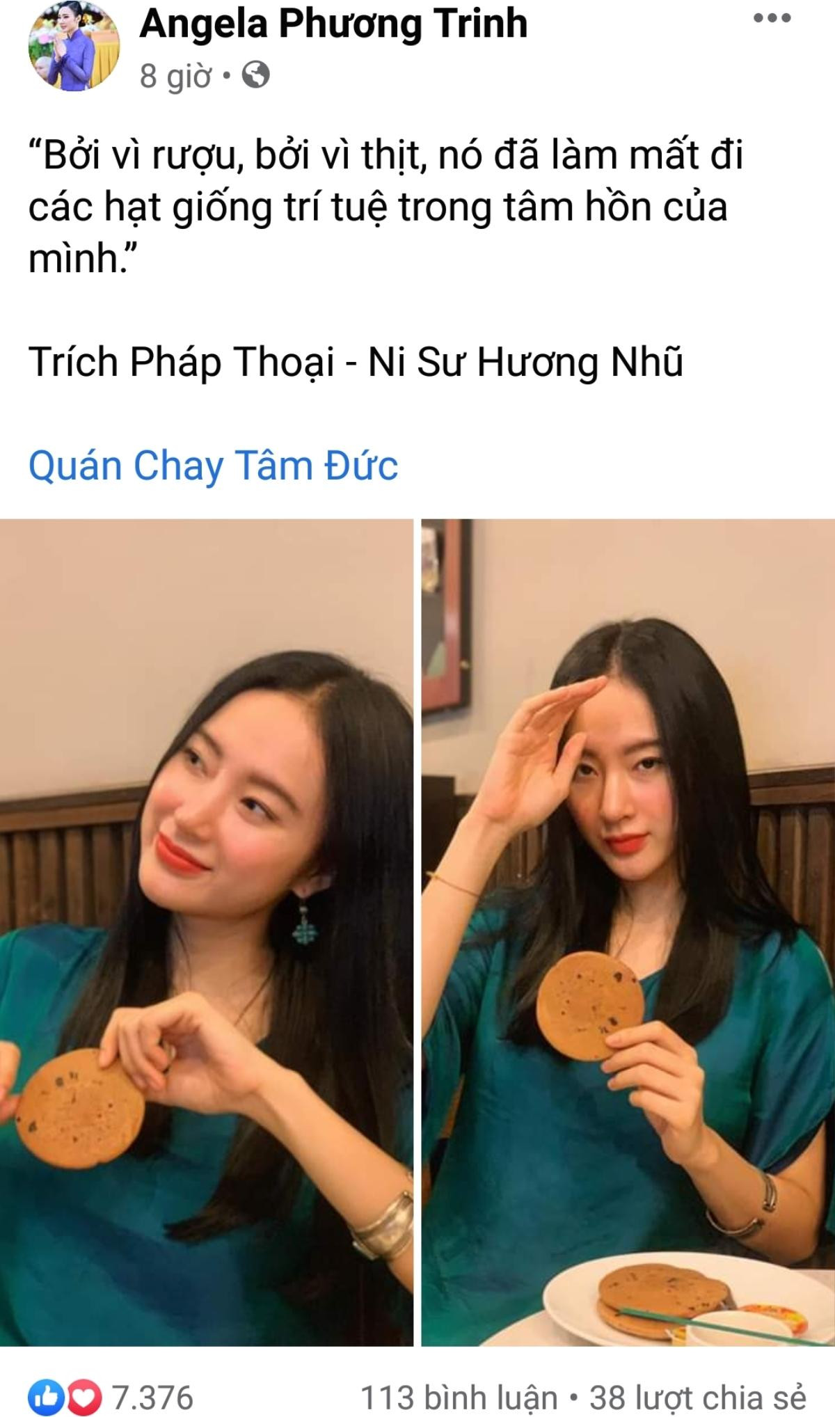 Hết tóc búi thanh thoát, Angela Phương Trinh thả tóc dài đằm thắm, trang điểm sương sương cũng đủ 'đốn tim' dân tình Ảnh 2