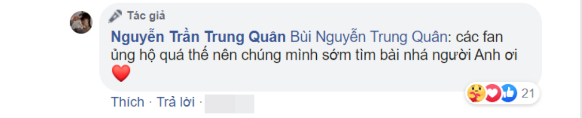 Bài mới còn chưa ra mắt, Nguyễn Trần Trung Quân đã đi thề thốt 'chốt đơn' bản song ca khác cùng nam ca sĩ này Ảnh 3