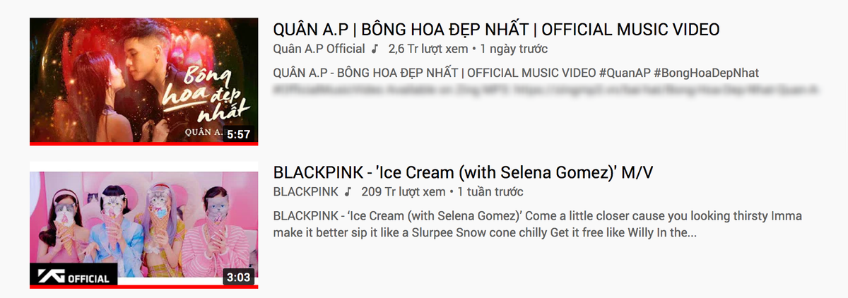 Chỉ mất hơn 1 ngày, Quân A.P chính thức lật đổ 'Ice Cream' của BLACKPINK và Selena Gomez khỏi Top 1 Trending Ảnh 1