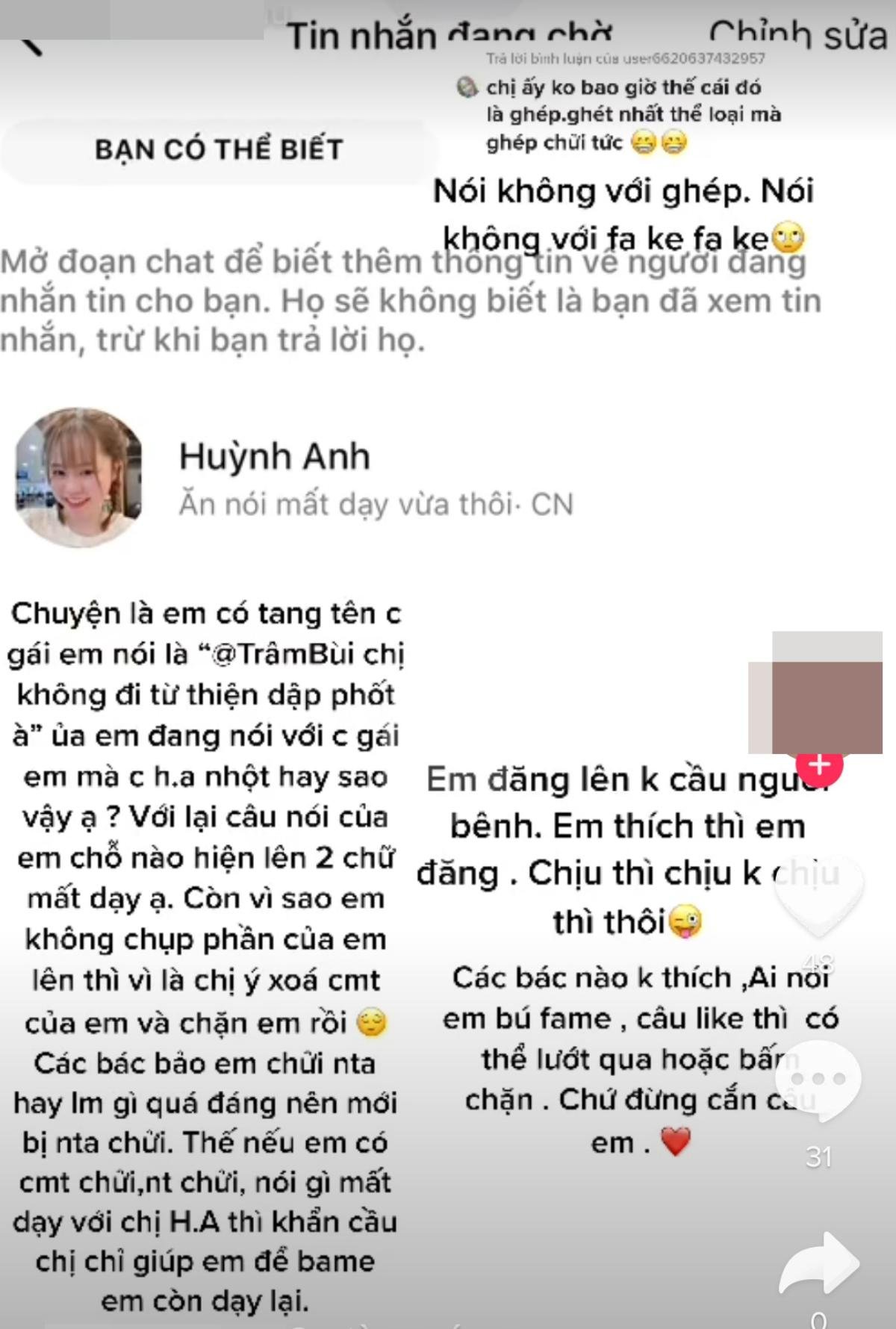 Huỳnh Anh inbox tận mặt 'dạy dỗ' anti-fan vì bị khịa chuyện làm từ thiện để 'dập phốt' Ảnh 4