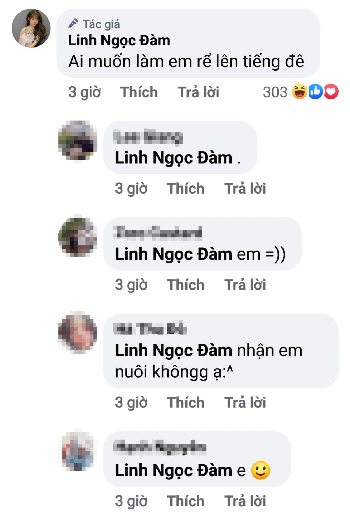 Linh Ngọc Đàm đăng tin gả em gái, dân mạng 