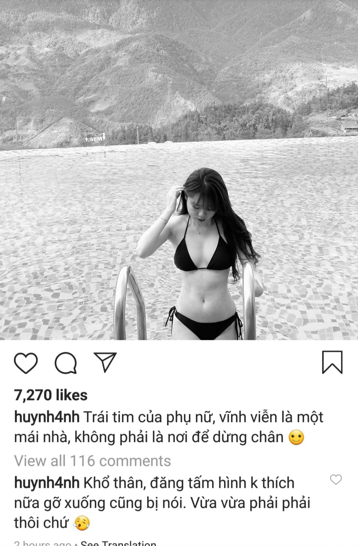 Diện bikini mà khoe cận cảnh thế này, Huỳnh Anh 'đốn tim' dân tình với thân hình 'chặt đẹp' hội chị em Ảnh 6