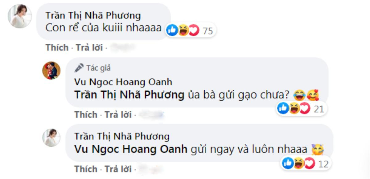 MC Hoàng Oanh đăng ảnh con trai, Nhã Phương đòi 'góp gạo' làm thông gia ngay lập tức Ảnh 5