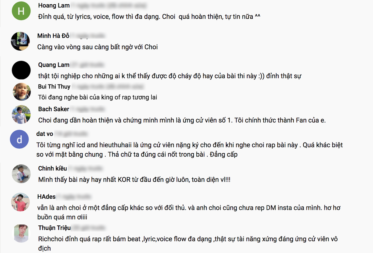 RichChoi chinh phục cả anti-fan sau phần thi đỉnh cao trong tập 7: 'Trưởng thành thấy rõ, ứng viên số 1 King Of Rap' Ảnh 3