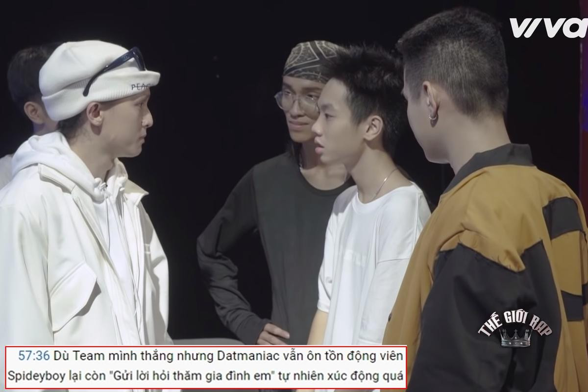 Khoảnh khắc đẹp tập 7 King Of Rap: Anh trai Datmaniac chia tay Spideyboy - 'Gửi lời hỏi thăm gia đình em' Ảnh 5