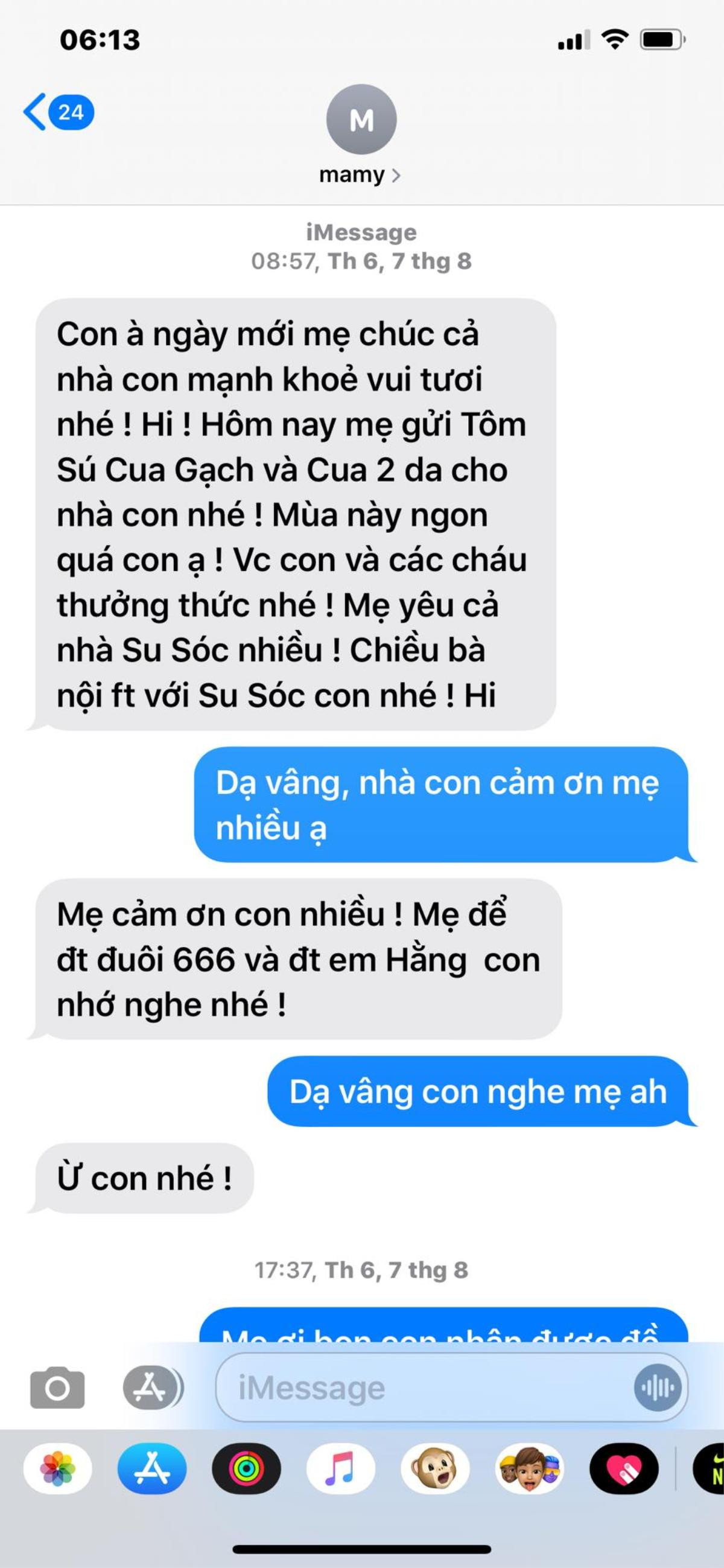 Hằng Túi tiết lộ tin nhắn giữa chồng cũ - chồng mới khiến dân mạng ngỡ ngàng vì quá 'ngọt' Ảnh 8