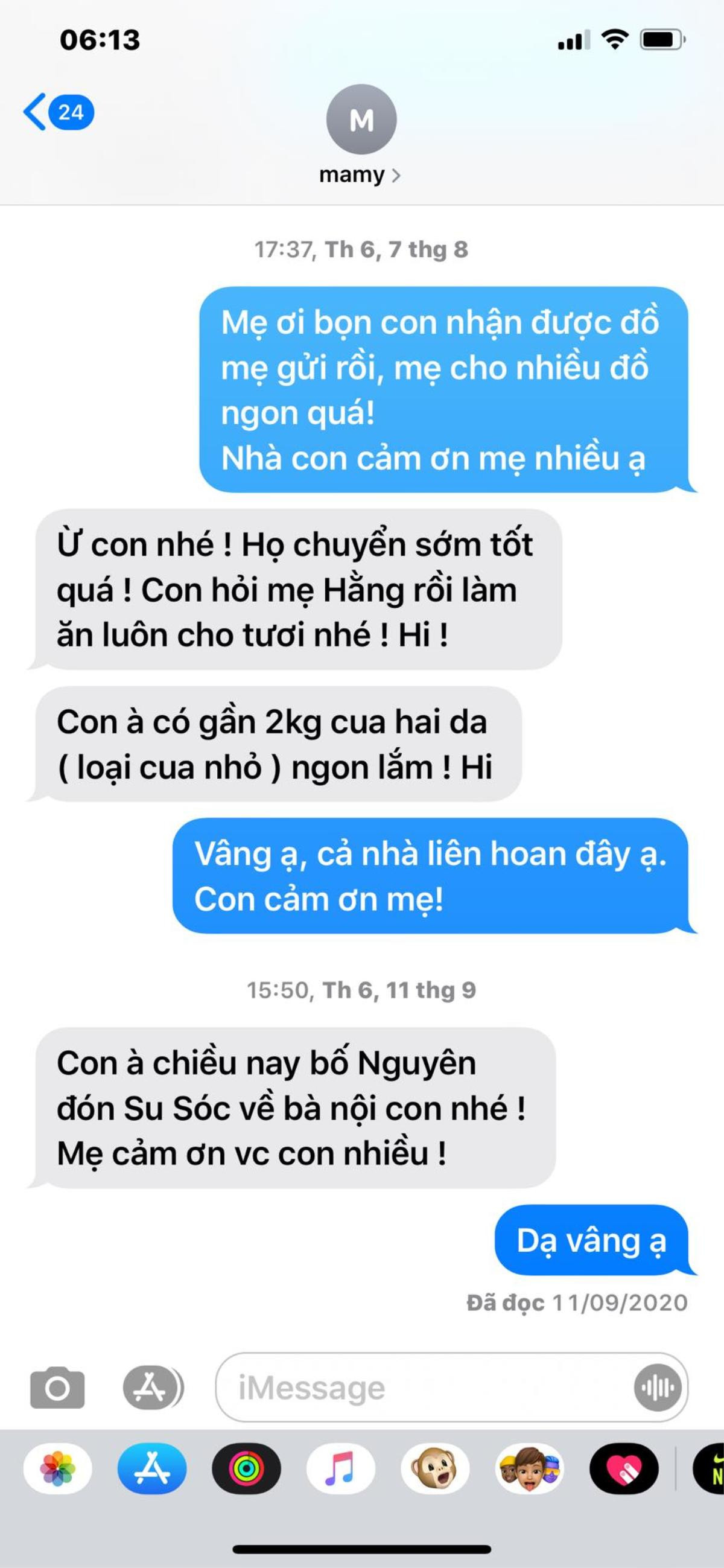 Hằng Túi tiết lộ tin nhắn giữa chồng cũ - chồng mới khiến dân mạng ngỡ ngàng vì quá 'ngọt' Ảnh 9