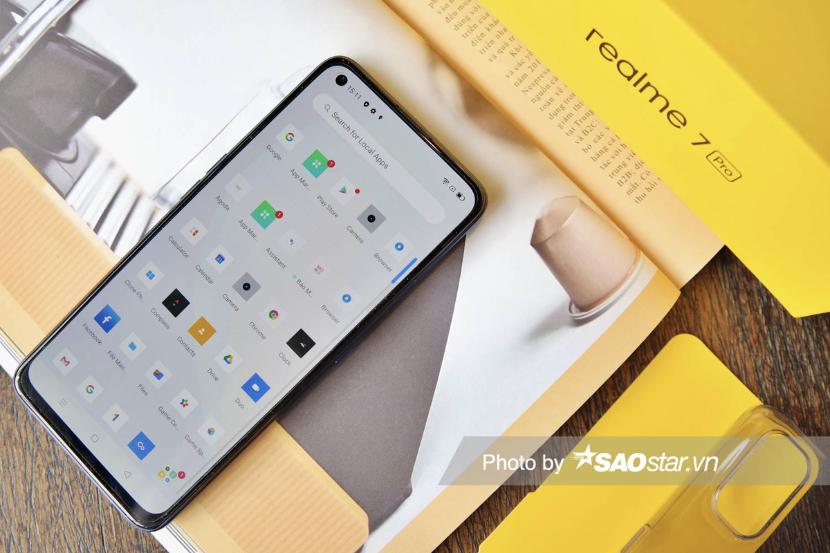 Mở hộp Realme 7 Pro: Ngoại hình ưa nhìn, 4 camera, sạc nhanh 65W Ảnh 9