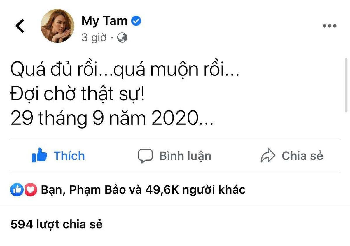 Mỹ Tâm sẽ trở lại vào đúng ngày 29/9? Ảnh 1