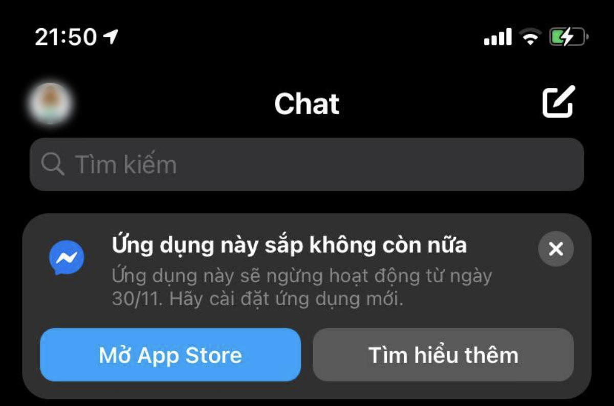 Messenger Lite sẽ dừng hoạt động từ 30/11 trên iOS Ảnh 1