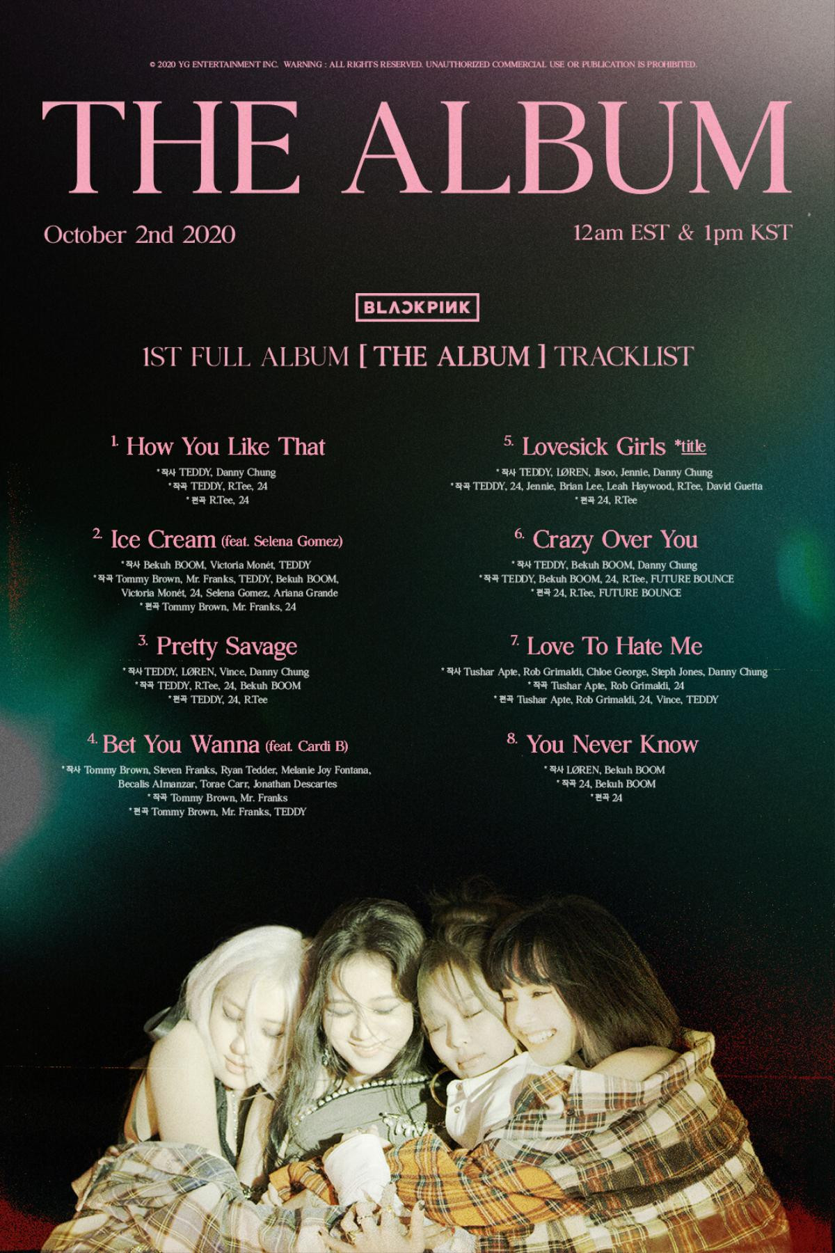 Nghe ngay toàn bộ ca khúc từ The Album (BlackPink): title track mang vibe US-UK, Bet You Wanna không phải bài 'gắt' nhất Ảnh 1