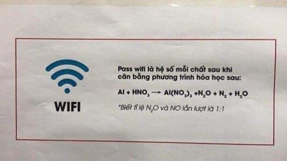 Muốn sử dụng wifi 'chùa', học trò phải giải được đáp án phương trình toán học của thầy Hiệu trưởng Ảnh 6