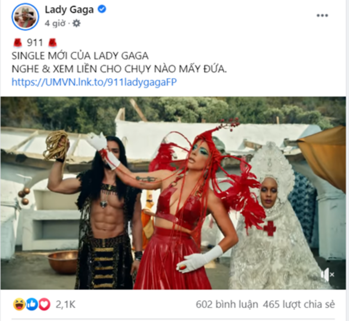 Chuyện gì thế này: Lady Gaga viết rành rành tiếng Việt, còn troll fan cực mạnh - 'Xem MV ngay và liền cho chụy nào' Ảnh 1