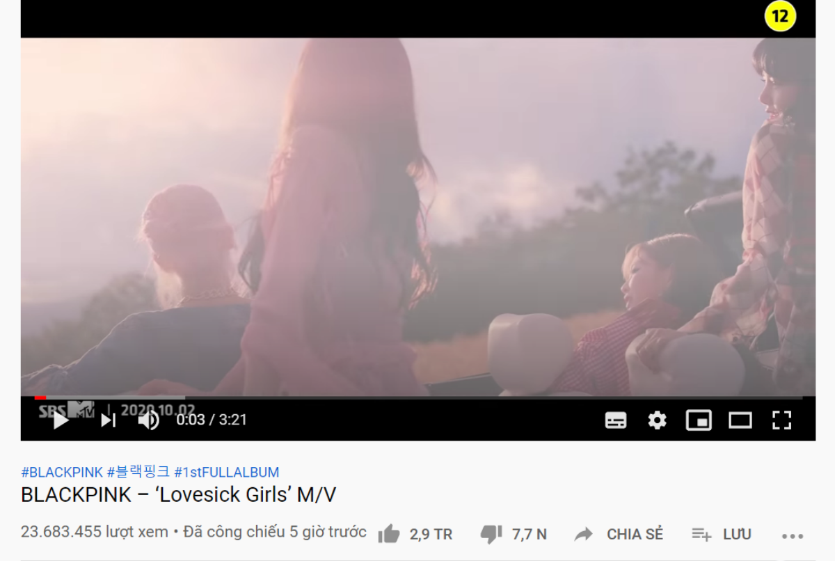 Sau 5 tiếng lên sóng, The Album và MV Lovesick Girls từ BlackPink đã thu về những con số nào? Ảnh 2