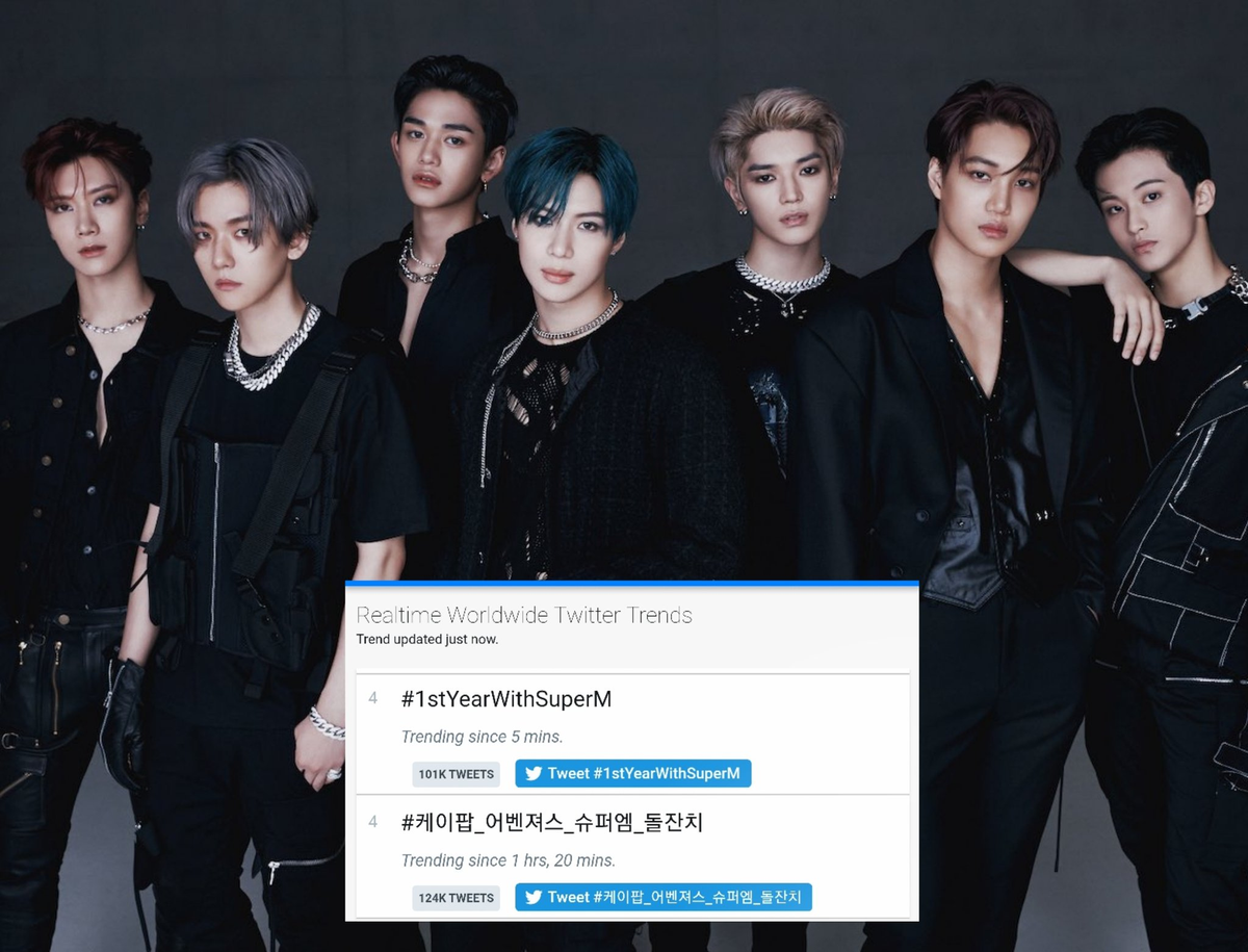 SuperM 'phá đảo' Twitter với loạt hashtag fan chúc mừng một năm debut Ảnh 5