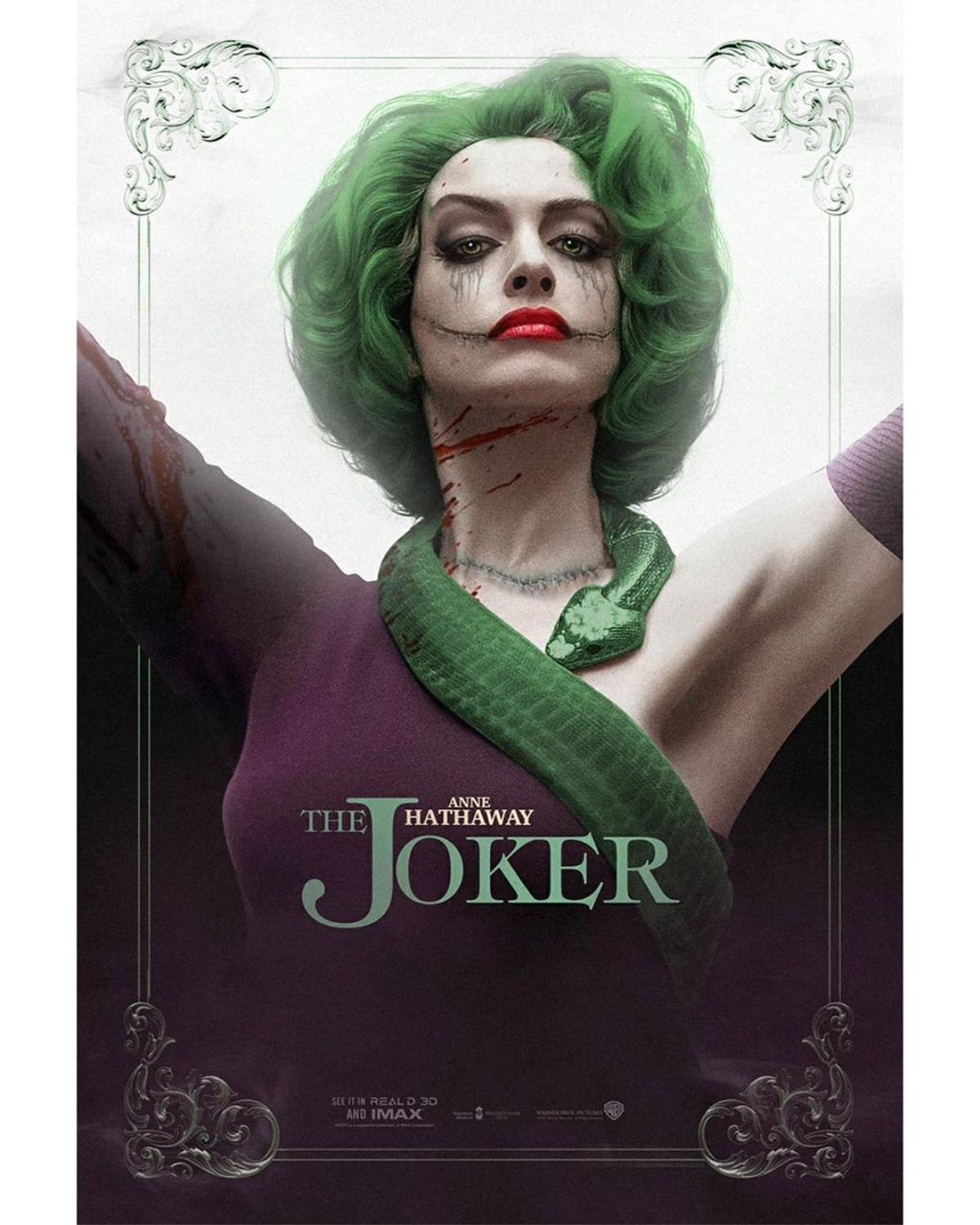 Anne Hathaway khoe thần thái xuất thần trong vai trò Joker Ảnh 3